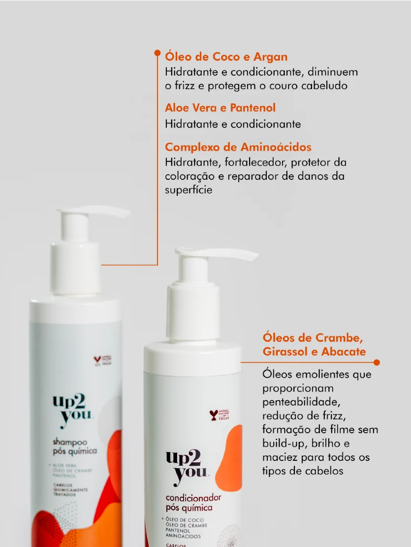 Linha Pós Química (Shampoo e Condicionador)