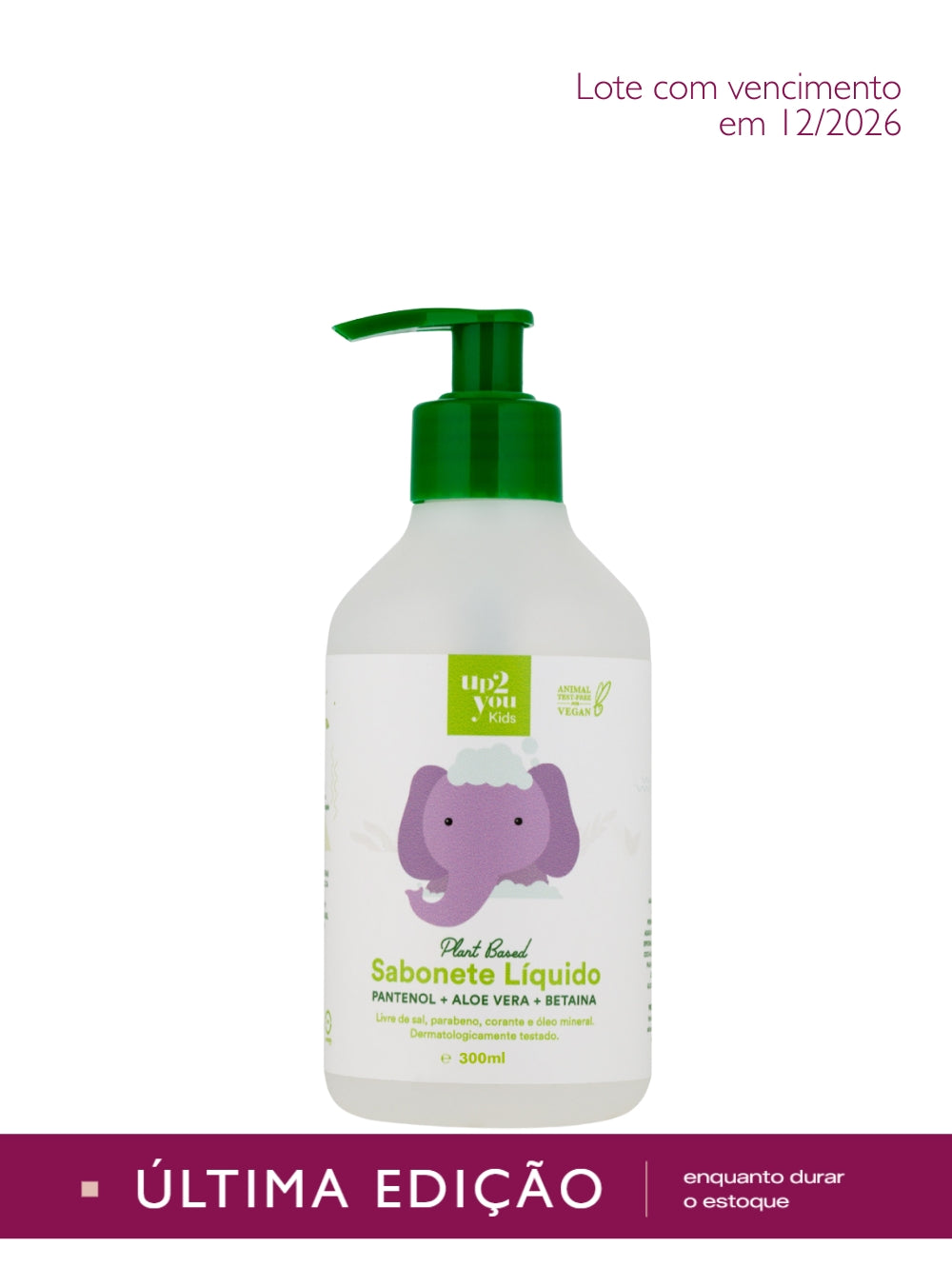 Sabonete up2kids 300ml
